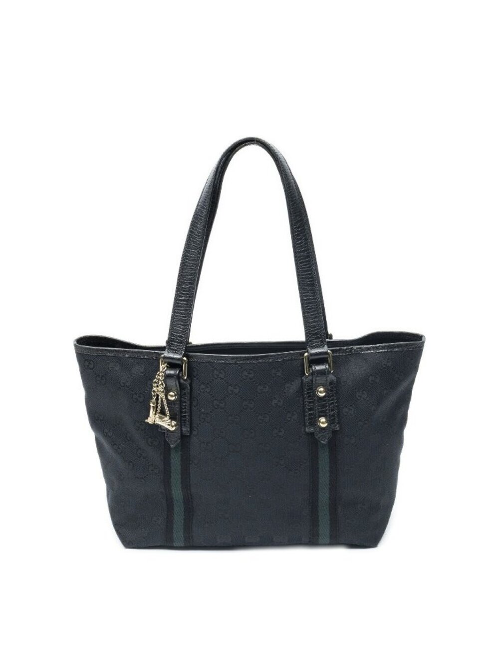 Gucci Small Web Jolicoeur Tote Black GG Canvas